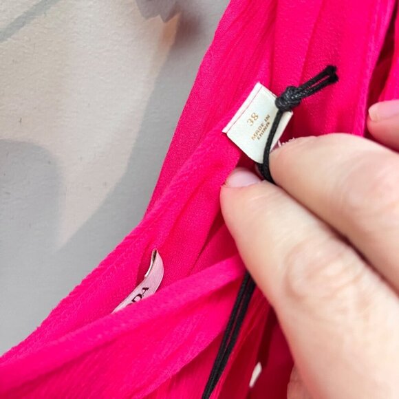 NEW Scotch & Soda Womens One Shoulder Bow Dress- Size 38 (US M) - Picture 3 of 8